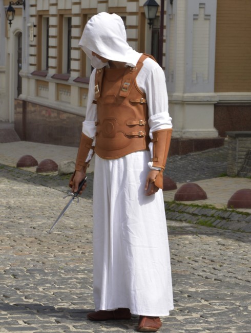 LEATHER ASSASSIN ARMOR: VEST AND BRACERS  Armure fantaisie